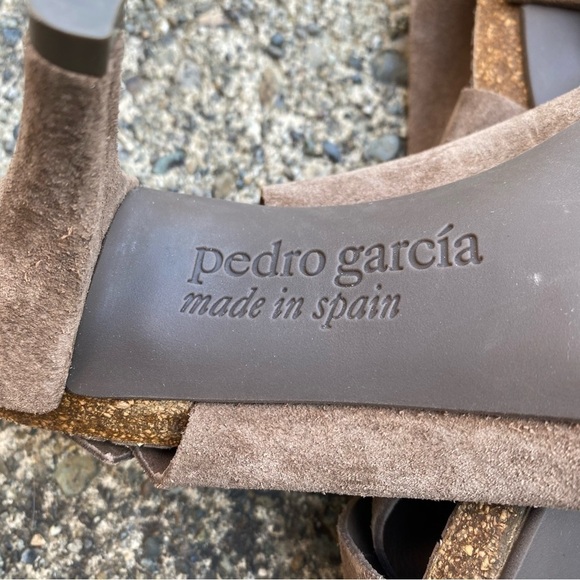 PEDRO GARCIA Suede Libby Criss Cross Slingback Heeled Sandals  size 9/39 - Picture 5 of 5
